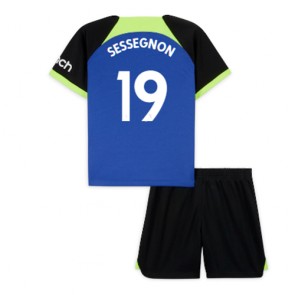 Tottenham Hotspur Ryan Sessegnon #19 kläder Barn 2022-23 Bortatröja Kortärmad (+ korta byxor)